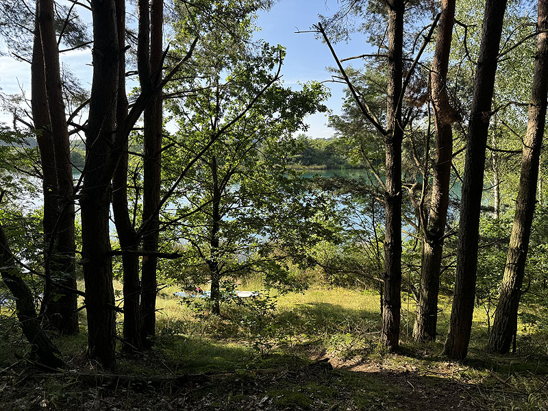 Die FKK Plätze am Brückelsee in Wackersdorf