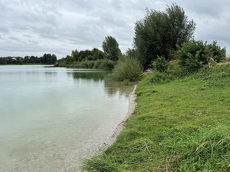 Der FKK Bereich am Kronthaler Weiher in Erding