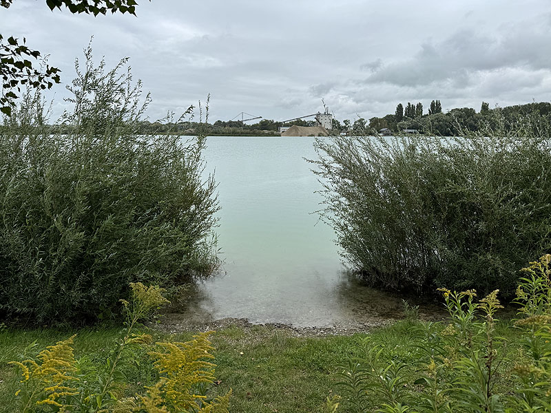 Der FKK Bereich am Kronthaler Weiher in Erding