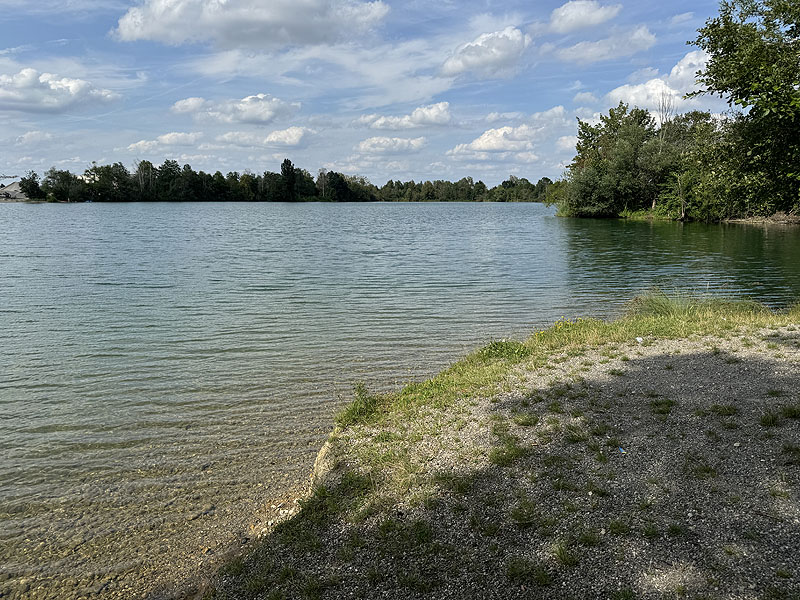 Die FKK Plätze am Wagersee in Dillingen an der Donau