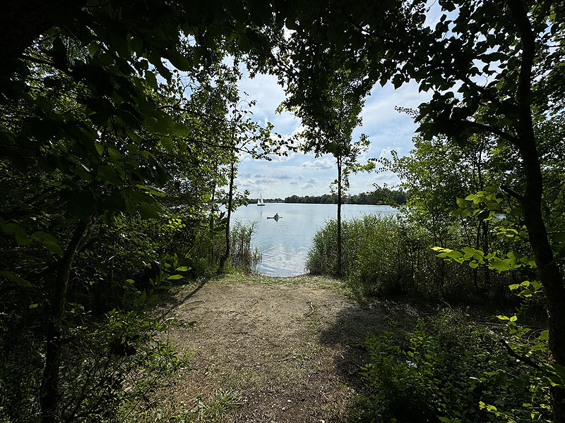 Die FKK Plätze am Wagersee in Dillingen an der Donau