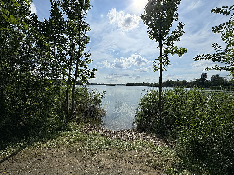 Die FKK Plätze am Wagersee in Dillingen an der Donau