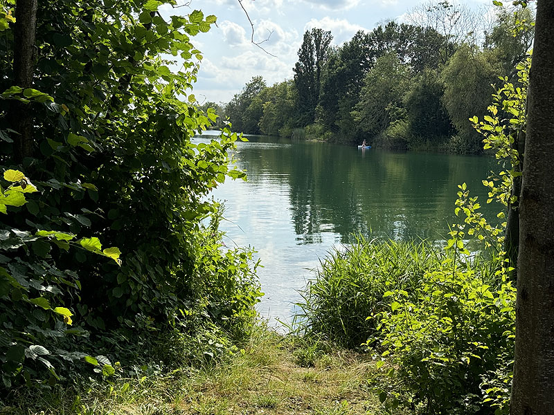Die FKK Plätze am Wagersee in Dillingen an der Donau