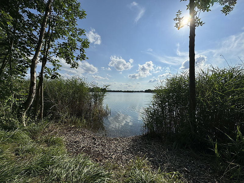 Die FKK Plätze am Wagersee in Dillingen an der Donau