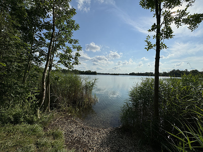 Die FKK Plätze am Wagersee in Dillingen an der Donau