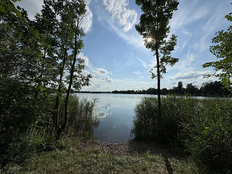 Die FKK Plätze am Wagersee in Dillingen an der Donau